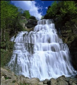 Le saut de l'éventail, vallée du Hérisson Franche Comté